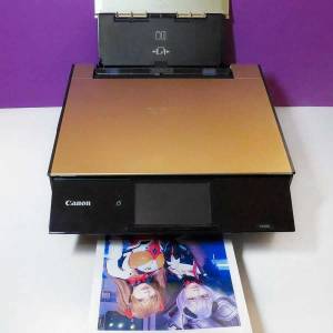 少用機入滿一套墨合專業用780xL 781墨盒高級6色Canon TS9170 Scan printer(可無線...