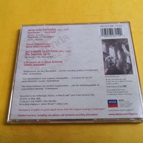 ARAM KHACHATURIAN 96KHZ / 24BIT 德版