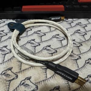 NEOTECH NEUB 1020 單晶銀 USB 線 1米 A to B