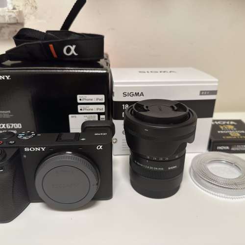 Sony a6700 Camera with Sigma 18-50mm Lens