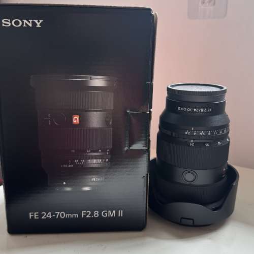 Sony 24-70 gm2 99.9999% 新 行貨買咗一星期