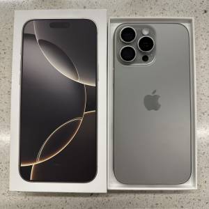 有保iPhone 16pro max256gb港行，電池健康度100，完美冇花，冇修冇拆，有套有貼！全...