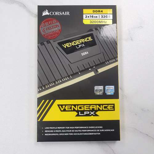 ( 全新貨品 / BRAND NEW ) Corsair Vengeance LPX 32GB Kit ( 2 x 16GB ) DDR4 3200...
