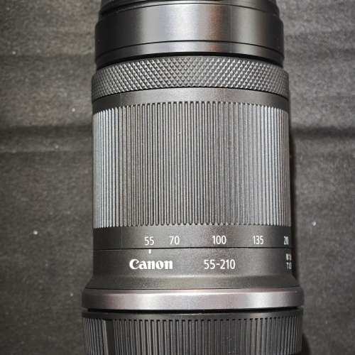 canon 55-210 IS STM 佳能 RF 55mm 210mm 55 210 99%new 冇盒冇單冇證冇罩 功能全...