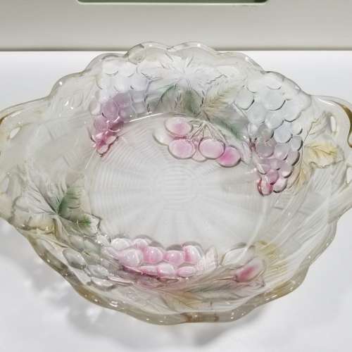 SOGA JAPAN 手繪玻璃碗 (籃子形狀)