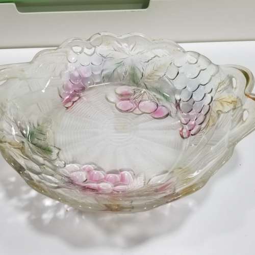 SOGA JAPAN 手繪玻璃碗 (籃子形狀)