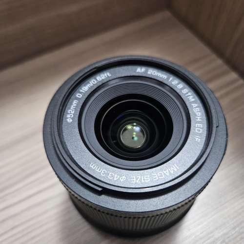 Viltrox AF 20mm f2.8 Z mount 全片幅自動對焦鏡頭