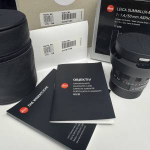 Leica Summilux-M 50mm F1.4 Black Chrome 11688