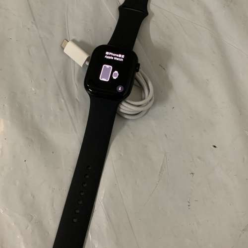 99%New Apple Watch Series 10 GPS 46mm Jet Black Alum MWWQ3 M/L Bk Sport Band