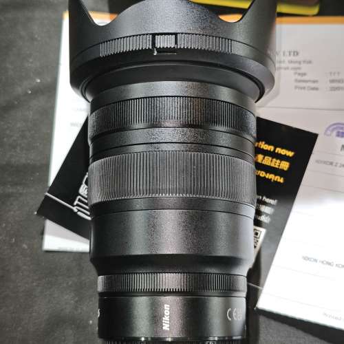 nikon 24-70/2.8 S Z 尼康 24mm 70mm 24 70 行貨有盒有單有證有罩有保養 99%new 鏡...