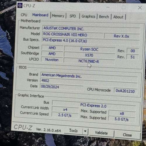 ASUS ROG X570 Crosshair VIII HERO AM4 底板