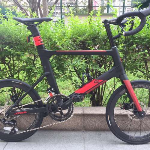 JAVA CL CARBON 22速 R7000件 彎把款 碳纖小輪車