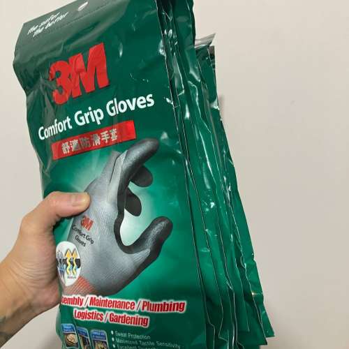 全新3M 舒適防滑耐磨手套 大碼