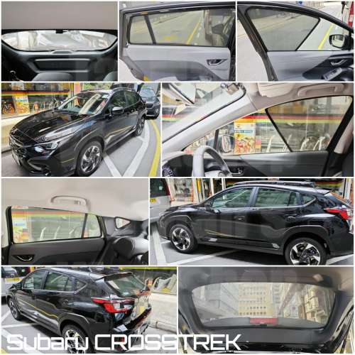Subaru Crosstrek 全車防曬磁石窗網
