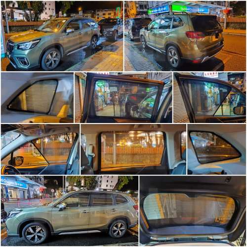 Subaru FORESTER 全車防曬磁石窗網