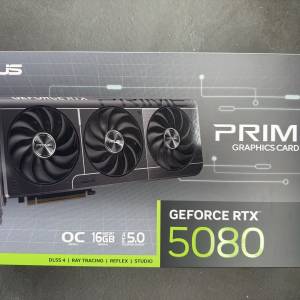 全新未開封港行ASUS Prime GeForce RTX 5080 16GB GDDR7 OC Edition