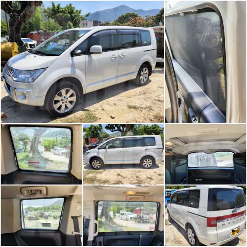 Mitsubishi Delica D5 全車防曬磁石窗網