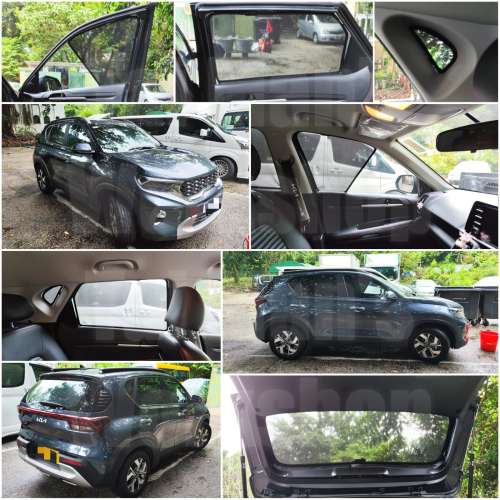 KIA SONET 全車防曬磁石窗網