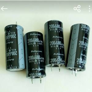 680uF200V電容,日本Rubycon.