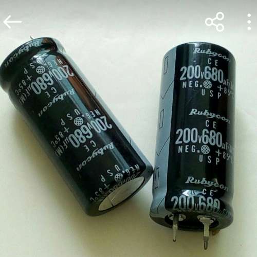 680uF200V電容,日本Rubycon.