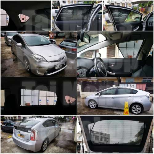 Toyota Prius 全車磁石濾光窗網太陽擋