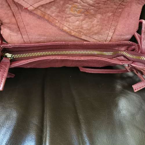 🌺割價🌺全新真皮棗紅色側孭、斜孭袋