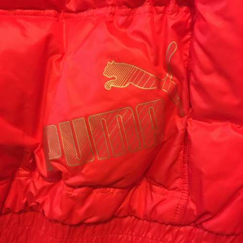 ✨包順豐98%新Puma女裝XL碼紅色羽絨短褸