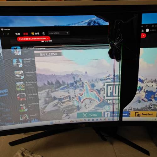 ASUS GV32V 電競屏幕 爆屏