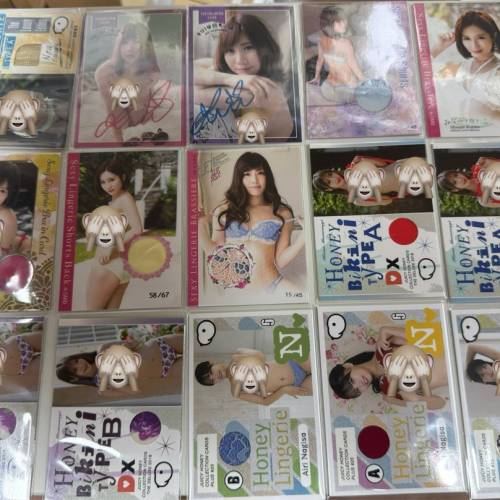 絕版女優簽名卡 衣物卡 泳衣卡 榮川乃亞 長谷川留衣 小島南 市川雅美 桃乃木加奈 渚...