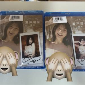 全新未開封瀨戶環奈寫真Blu-ray連親筆簽名拍立得 即影即有相 瀬戸環奈 cheki