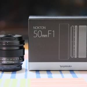 (Canon官方認可）voigtlander nokton 50mm f1.0 canon rf mount