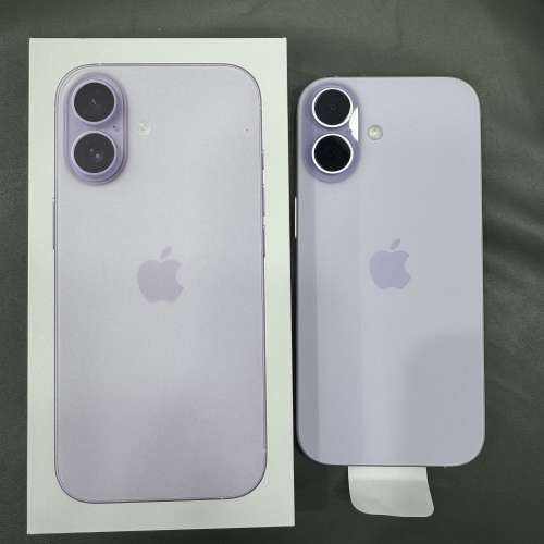 全新未用過 iPhone 17 256GB 紫色 香港行貨 蘋果保養一年 電池100% 有配件 自用首選...