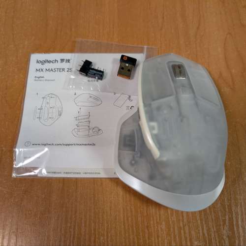 Logitech MX Master 2S 白色已換3D打印殼