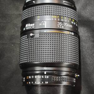 Nikon 35-70/2.8 AF 尼康 35mm 70mm 35 70 冇盒冇單冇證冇罩 鏡片冇花冇霉微塵 輕微...