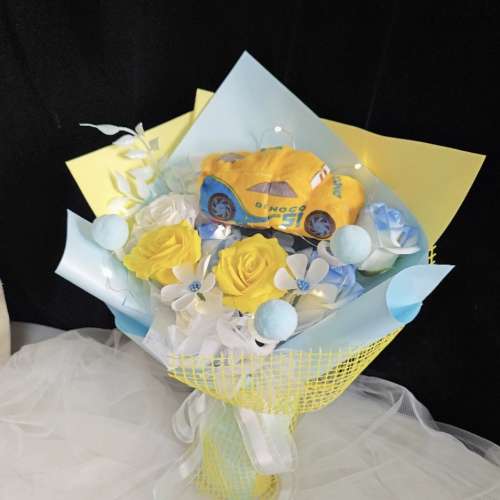 睇下文‼️接急單·獨家原創 歐美絕版《反轉麥坤公仔花束》反斗車王麥坤畢業花束‼...