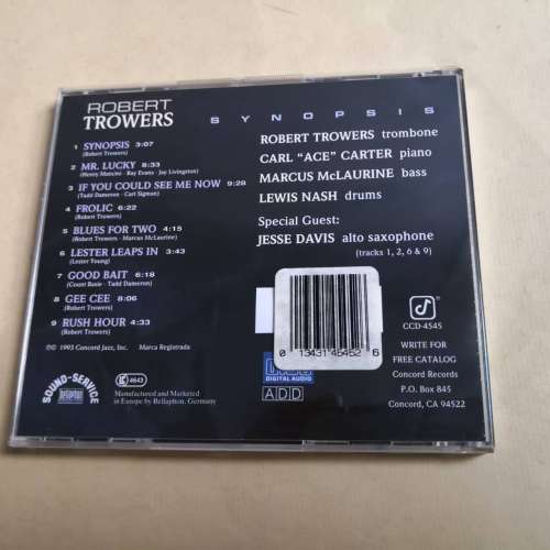 ROBERT TROWERS / SYNOPSIS 德版