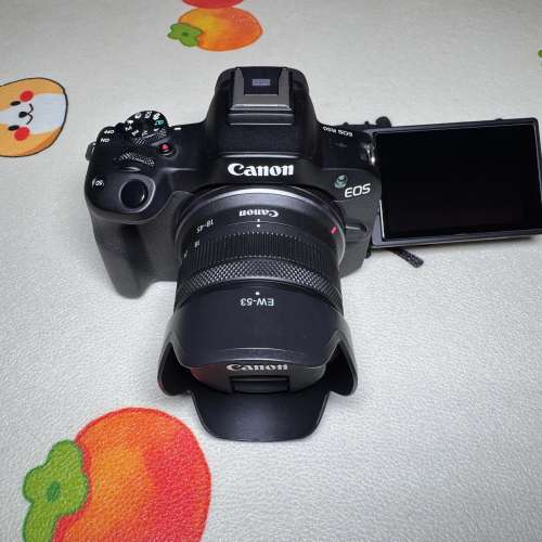 本人誠心出佳能R50套機配18-45鏡頭，今年入手啲 幾乎全新相機系港版嘅，無任何質量...