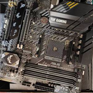(100%new Full Set有保養）Asus 華碩Tuf Gaming B550M-PLUS WIFI II電腦底板Mother...