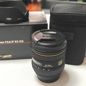 Sigma 24-70mm f/2.8 EX DG Hsm (Canon EF) )