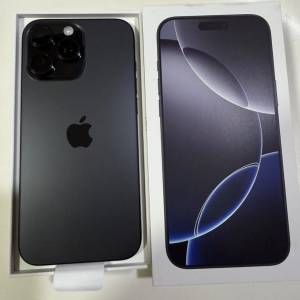 iPhone 15pro max 1tb,港行黑色雙卡極新，冇修冇拆，有貼有機殼，電池86，全套齊！