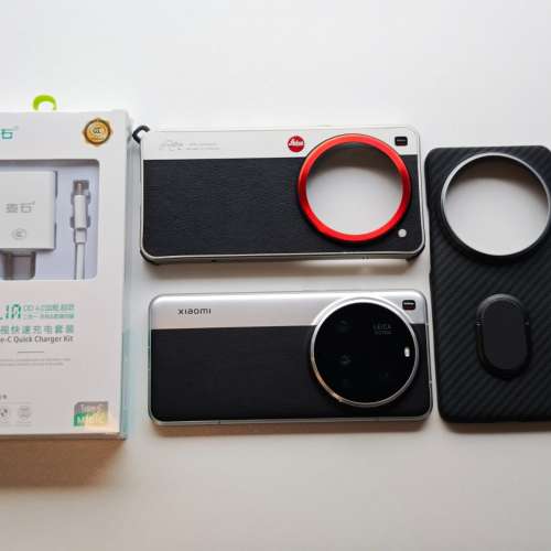 90%新 小米 15 Ultra 16+1TB 水貨國行 銀黑色 Leica 四鏡頭 15Ultra 連Fotogear金屬...