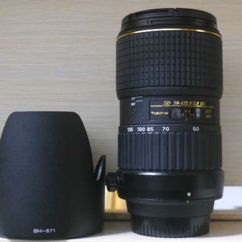 Tokina AF50-135mm  F2.8 SD DX  ---------Nikon mount