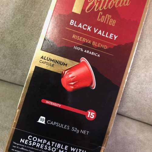 ☕️ VITTORIA BLACK VALLEY NESPRESSO Capsule Coffee 🇦🇺 NEW 全新 咖啡 膠囊 (1...