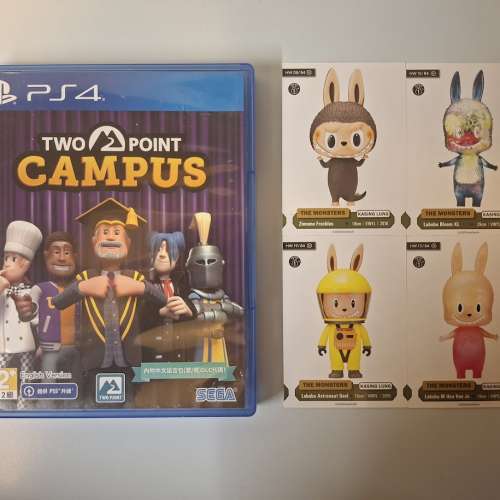 [送Labubu收藏卡] PS4可升PS5 雙點校園 (只限順豐到付)