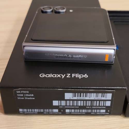港行 雙卡  Samsung Galaxy Z Filp 6 256GB