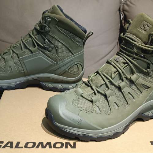 (法國)SALOMON 中筒Goretex軍靴(歐碼42又2/3)