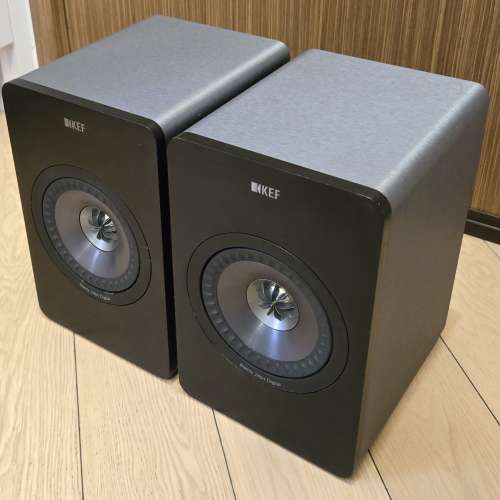 英國 KEF X300A 主動式揚聲器 金屬灰色