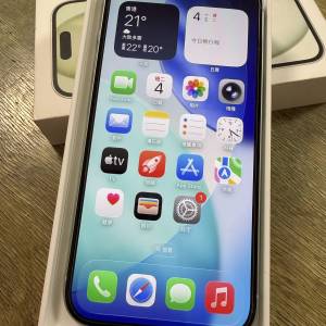 iPhone 15 綠色 128gb 港行一手機