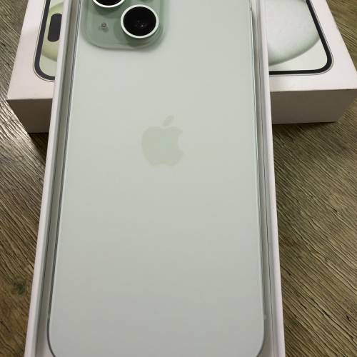 iPhone 15 綠色 128gb 港行一手機