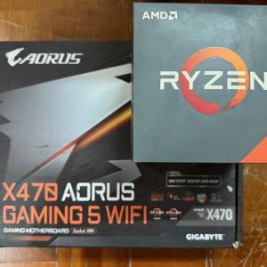 AMD R7 2700 + GIGABYTE X470 AORUS GAMING 5 WIFI(DDR4)
